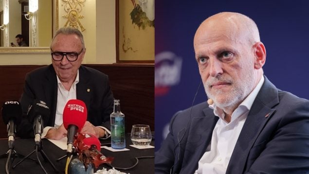 Joan Gaspart y Javier Tebas.