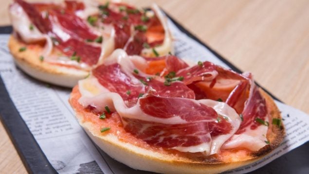 Tostadas de jamón