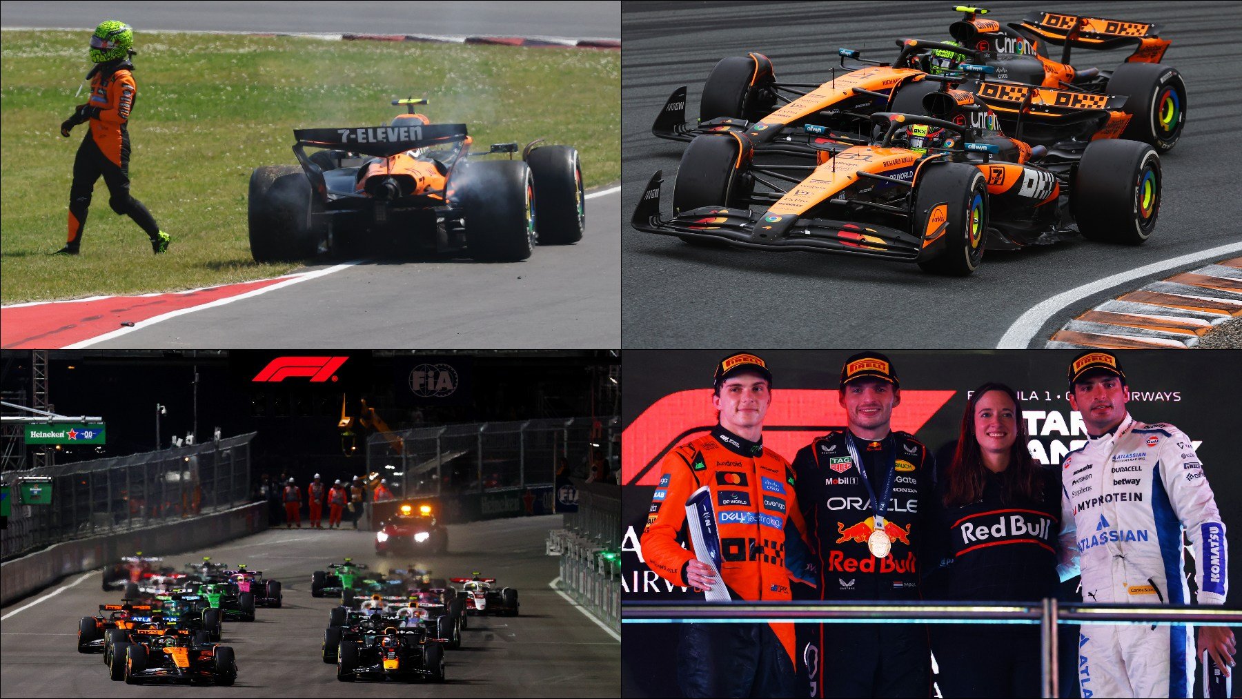 Los grandes mazazos de los que se levantó Norris para ser campeón