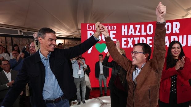 Pedro Sánchez y Miguel Ángel Gallardo