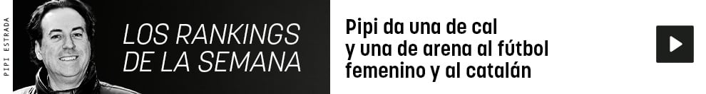 Pipi Estrada da una de cal y una de arena al fútbol femenino y al catalán