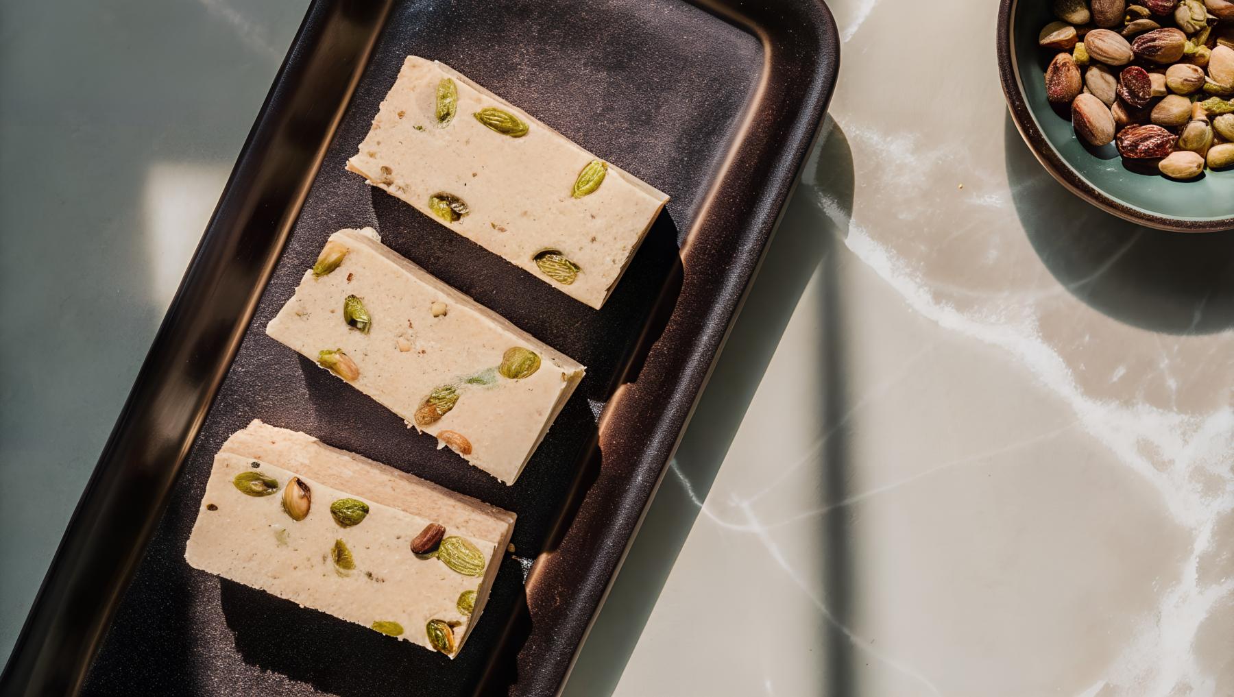 Turrón de pistacho en Thermomix.