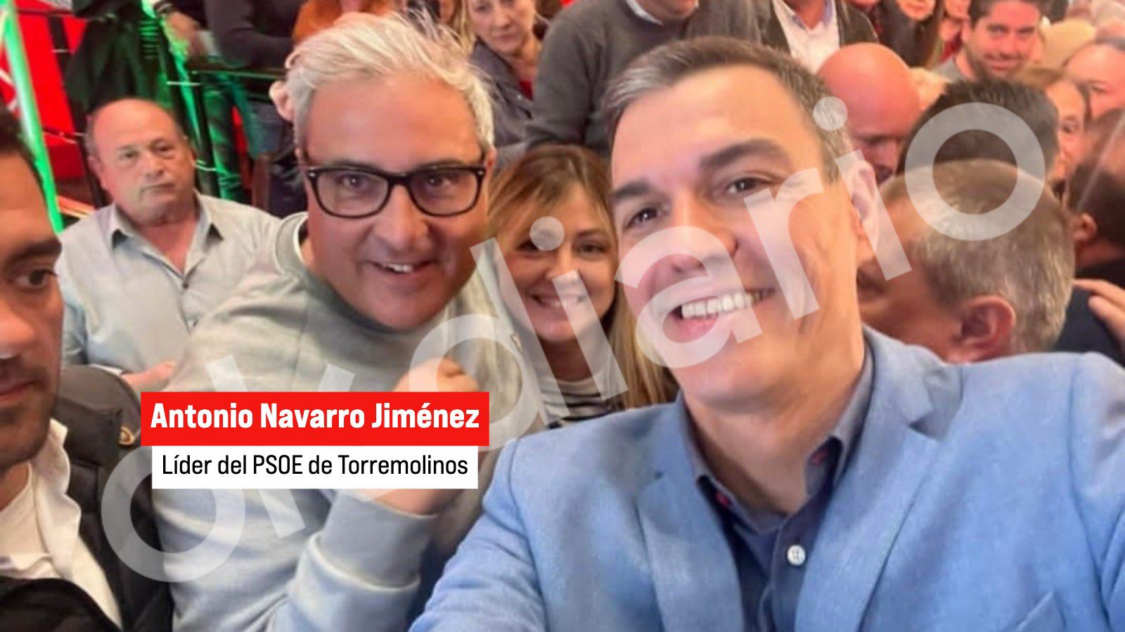 Pues sí, Sánchez también tiene su foto con el socialista de Torremolinos denunciado por acoso sexual