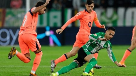Betis – Barcelona, en directo hoy:  alineaciones, dónde ver gratis el partido, canal de TV y online. (EFE)