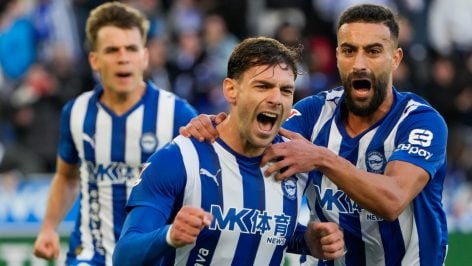 El Alavés venció a la Real Sociedad. (EFE)