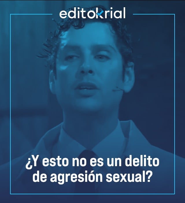 ¿Y esto no es un delito de agresión sexual?