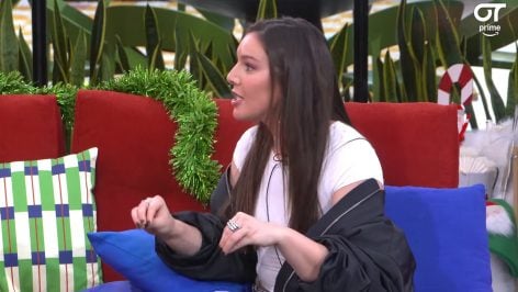 Inés Hernand, durante su intervención en Operación Triunfo.