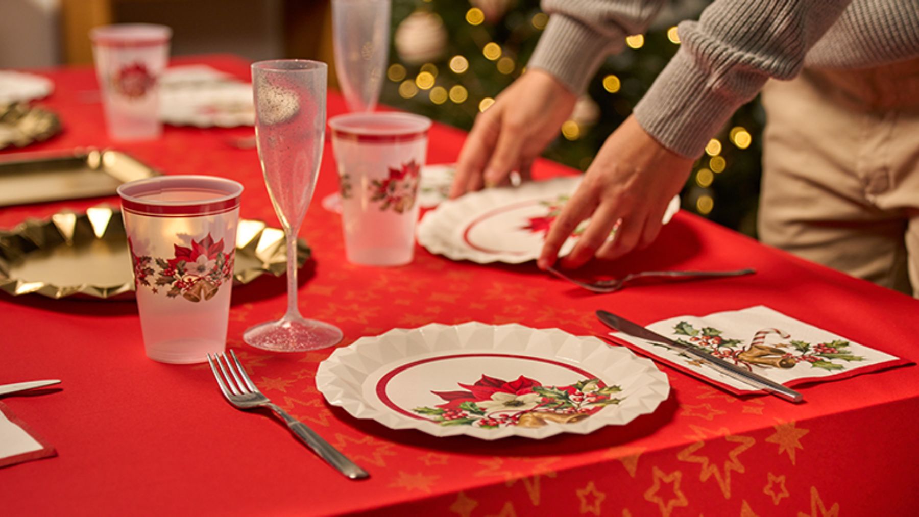 Propuesta de mesa de Navidad de Mercadona.