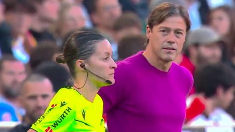 Guadalupe Porras y Matías Almeyda. (TV)