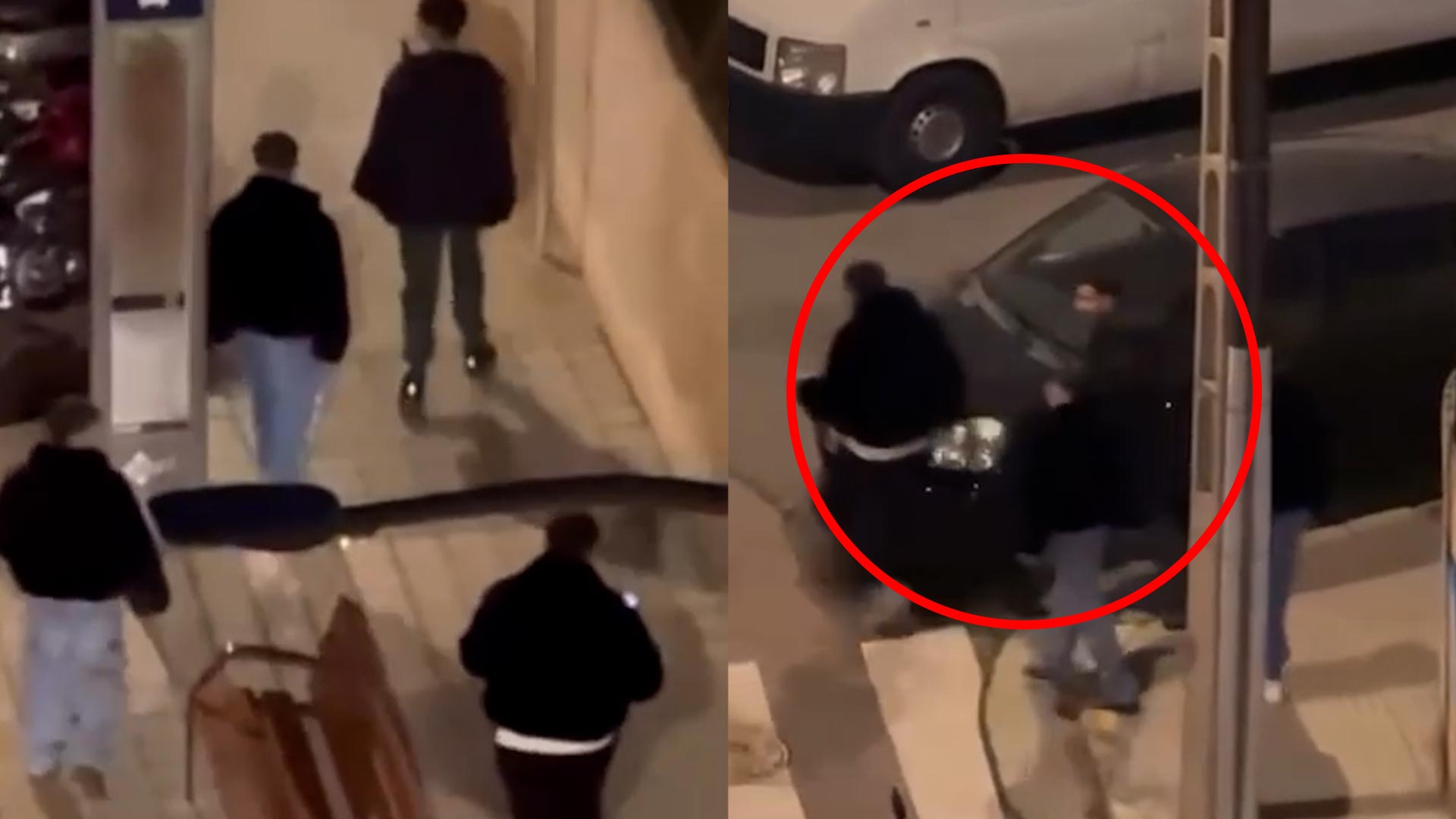 Cazan a cuatro jóvenes destrozando por diversión retrovisores de coches en Palma