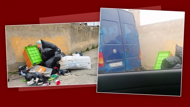 calle Rosa Palma Son Ferriol basura escombros