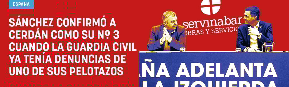 Sánchez confirmó a Cerdán como su nº 3 cuando la Guardia Civil ya tenía denuncias de uno de sus pelotazos
