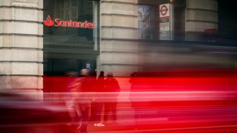 Sucursal del Banco Santander.