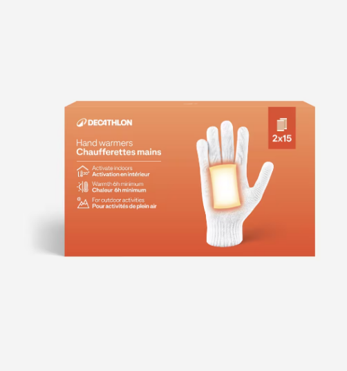 Calientamanos de bolsillo Wedze de Decathlon