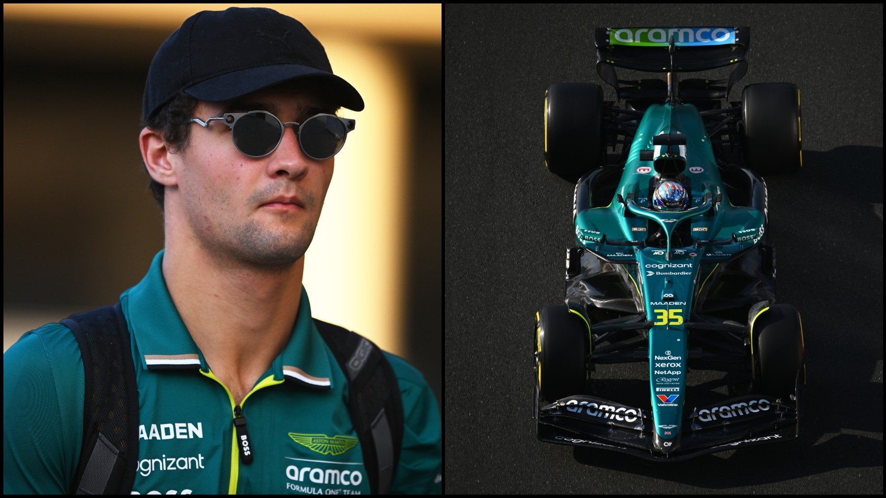 Jak Crawford, piloto reserva de Aston Martin. (Getty)