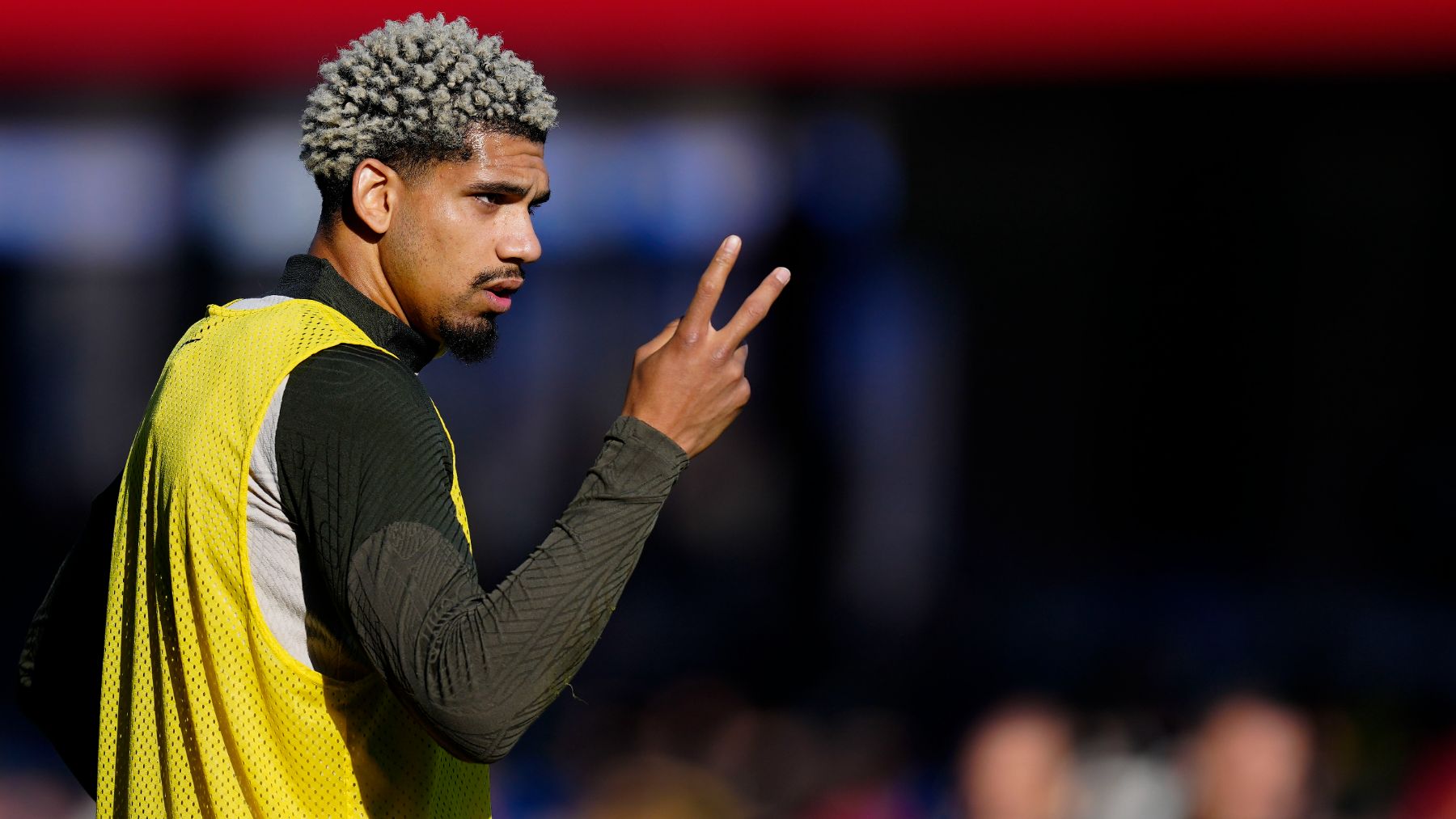 Araujo en un entreno con el Barça. (EFE)