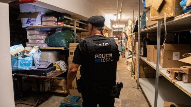 ladrón alcúdia tiendas ropa abrigos Policía Local