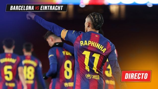 Barcelona Eintracht en directo Champions online en vivo