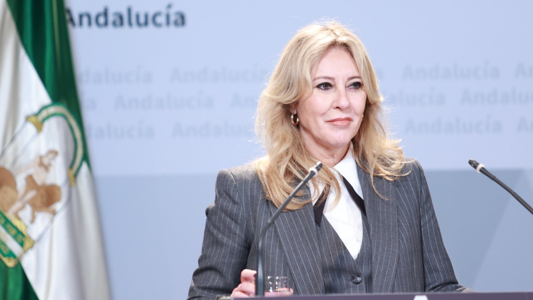 Carolina España, consejera portavoz de la Junta de Andalucía. (Europa Press)