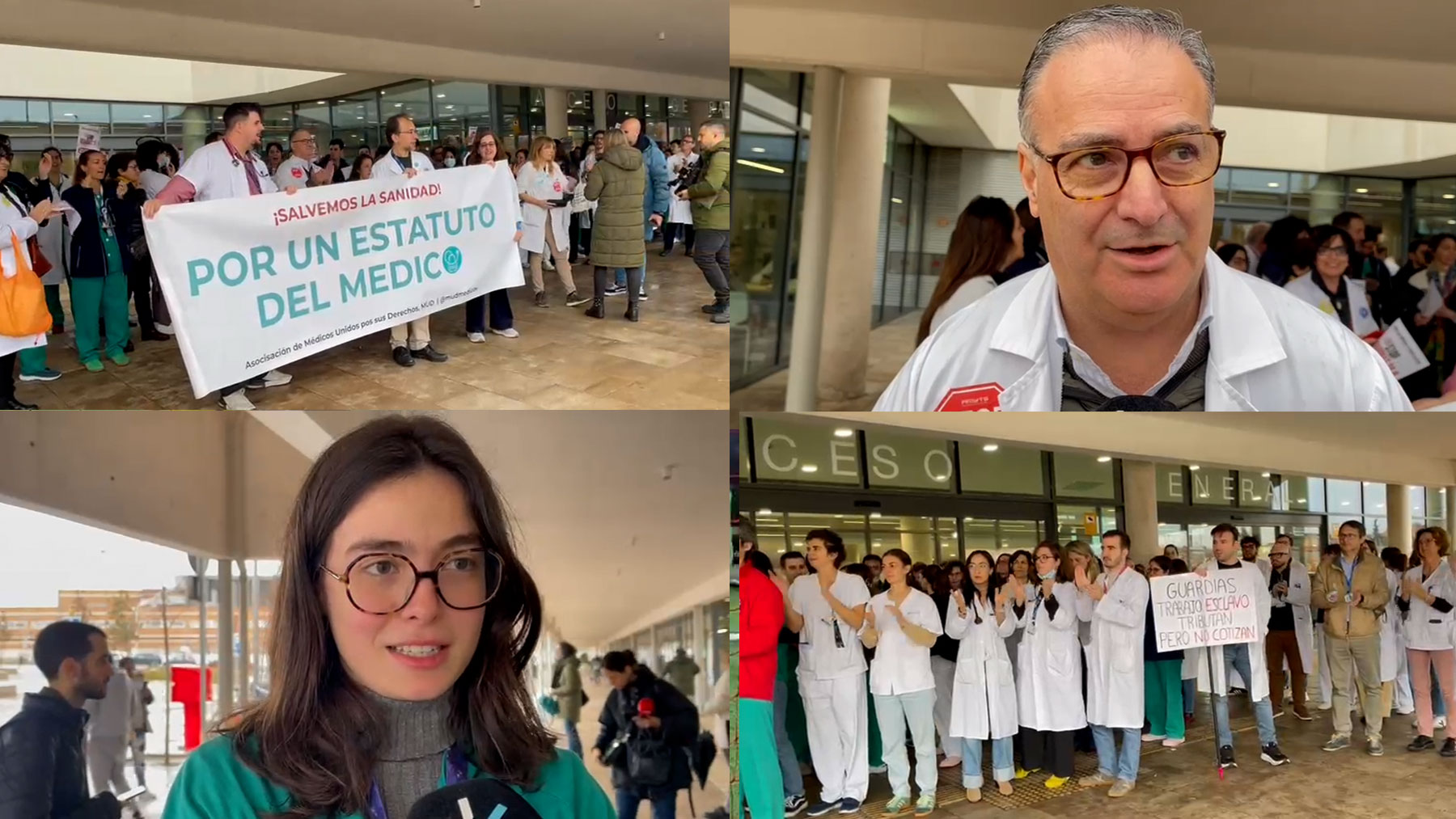 Los médicos vuelven a parar la Sanidad: Basta de 80 horas semanales y del silencio de Mónica García