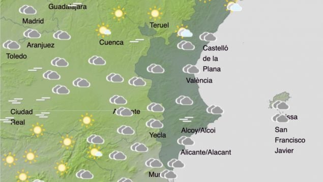 frío Comunidad Valenciana