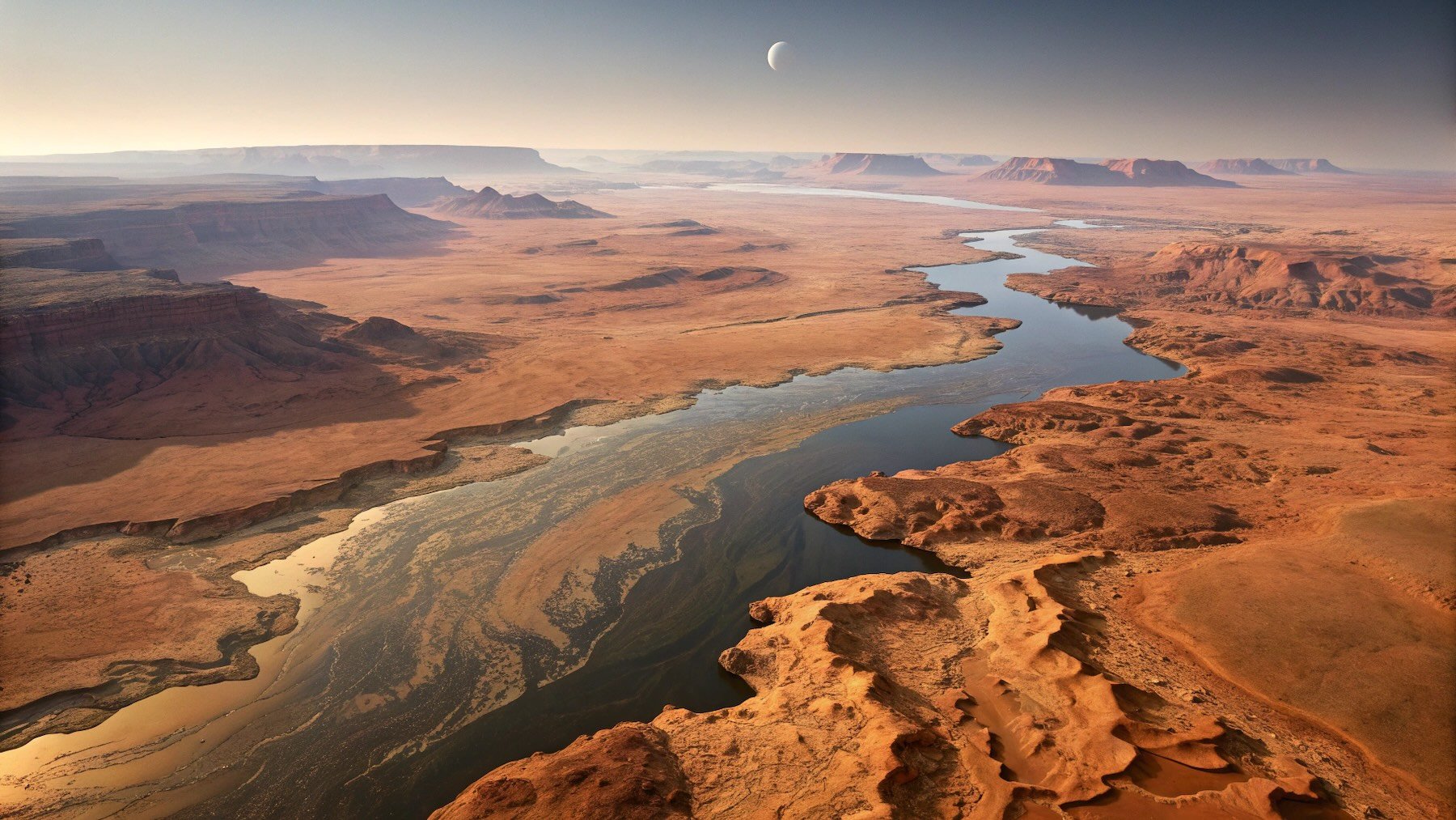 Estupor entre los cientificos al descubrir que Marte tenía enormes ríos y cuencas fluviales que quizá albergaron vida