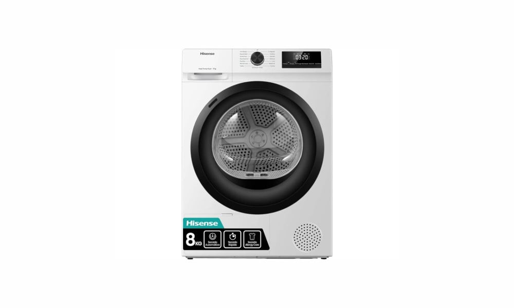 Secadora Hisense DHQE800BW2