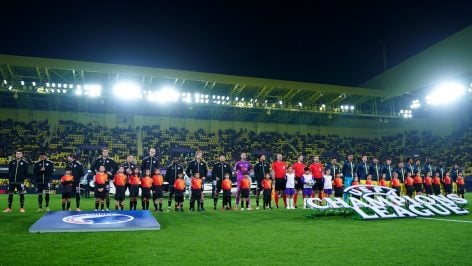 Villarreal y Copenhague. (Getty)