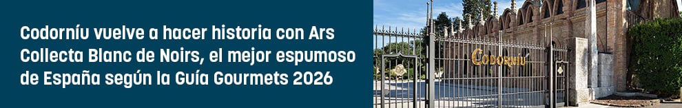 Codorníu vuelve a hacer historia con Ars Collecta Blanc de Noirs, el mejor espumoso de España según la Guía Gourmets 2026