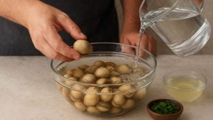 Berberechos, arena, truco, truco de cocina