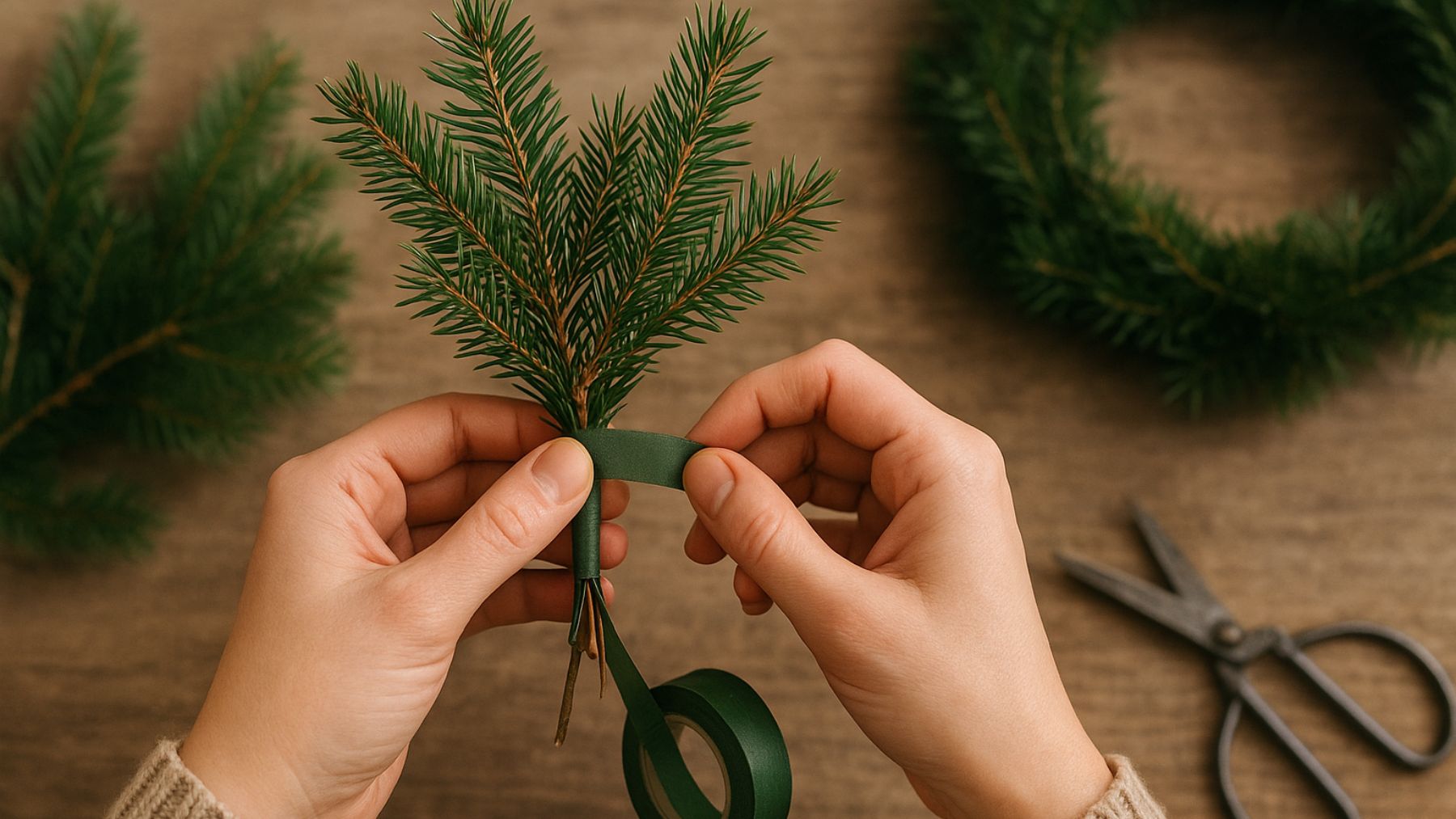 Clara Sanz, florista: He venido a solucionaros la vida con la decoración de Navidad gracias a este truco