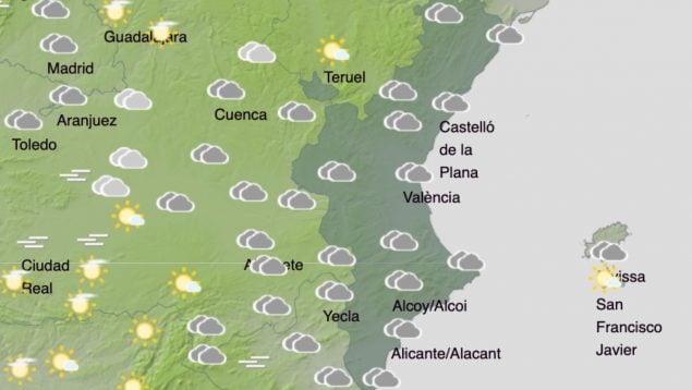 La AEMET confirma lo peor: heladas, lluvias y temperaturas en descenso en la Comunidad Valenciana