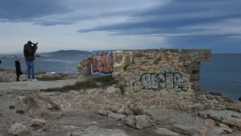 El búnker donde se halló el cadáver del menor asesinado en Garrucha (Almería).