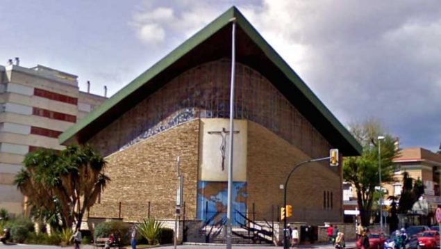La iglesia de Santa Rosa de Lima, en Málaga.