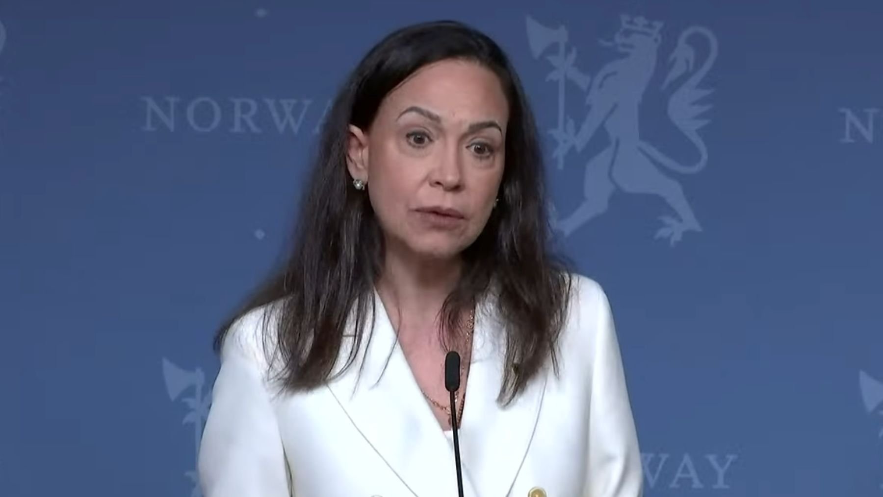 María Corina Machado en Oslo: Quienes apoyan a Maduro hacen de Venezuela un refugio seguro para el crimen