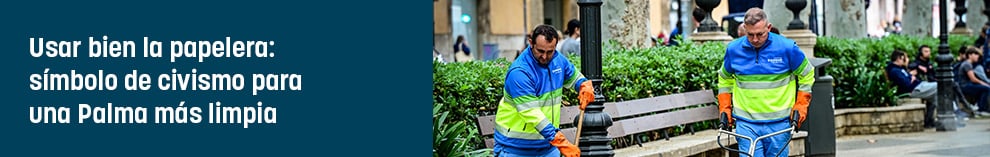 Usar bien la papelera: símbolo de civismo para una Palma más limpia