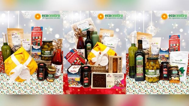 Cestas navide&ntilde;as de Ecocentro.