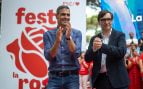 El presidente del Gobierno, Pedro Sánchez (i) y el presidente de la Generalitat de Cataluña.