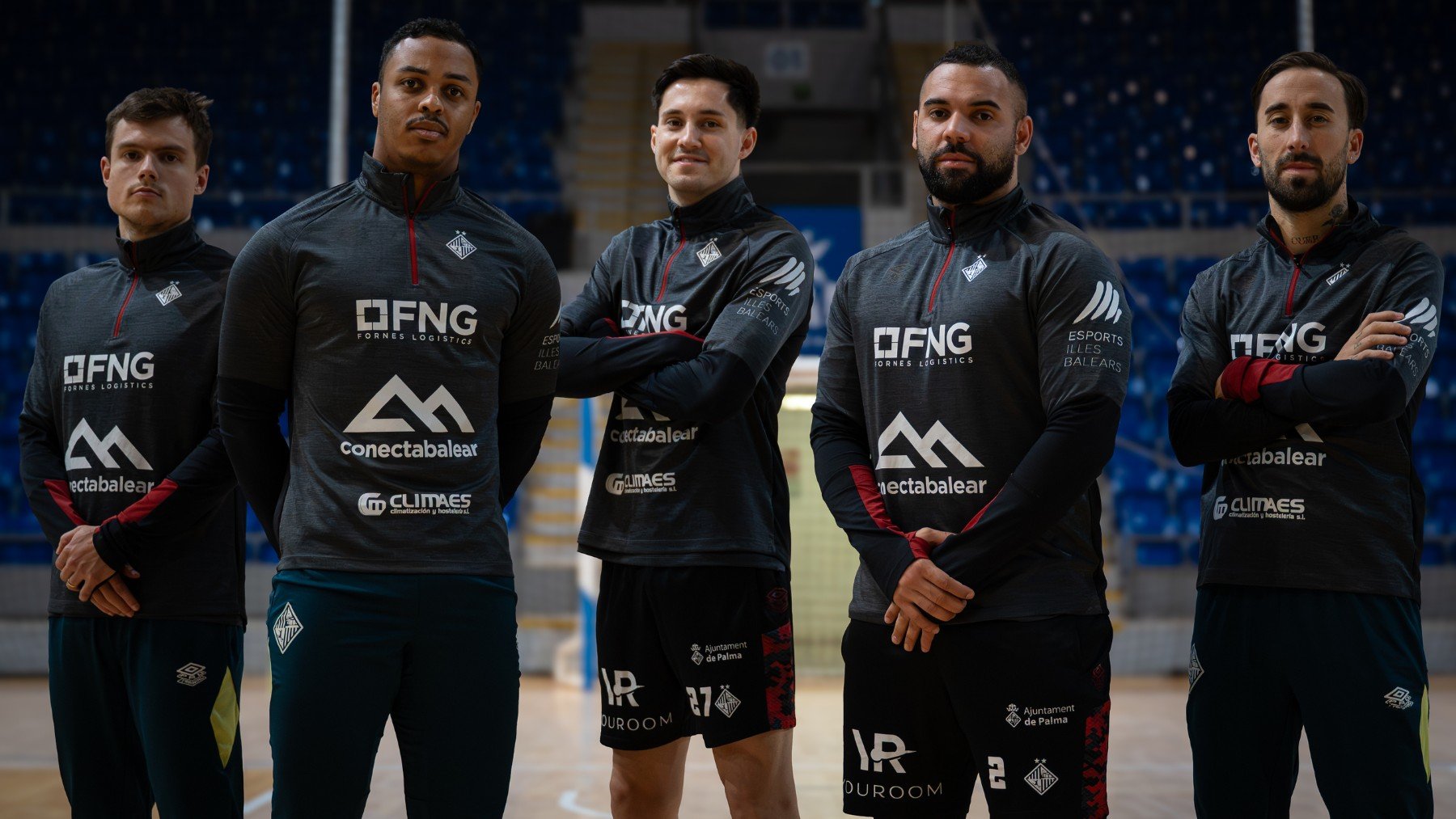 Machado, Alisson, Ernesto, Dennis y Rivillos.