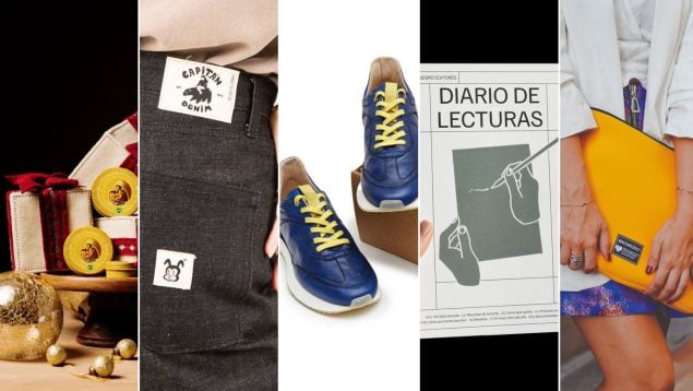 Collage de productos sostenibles recomendados en este artículo.