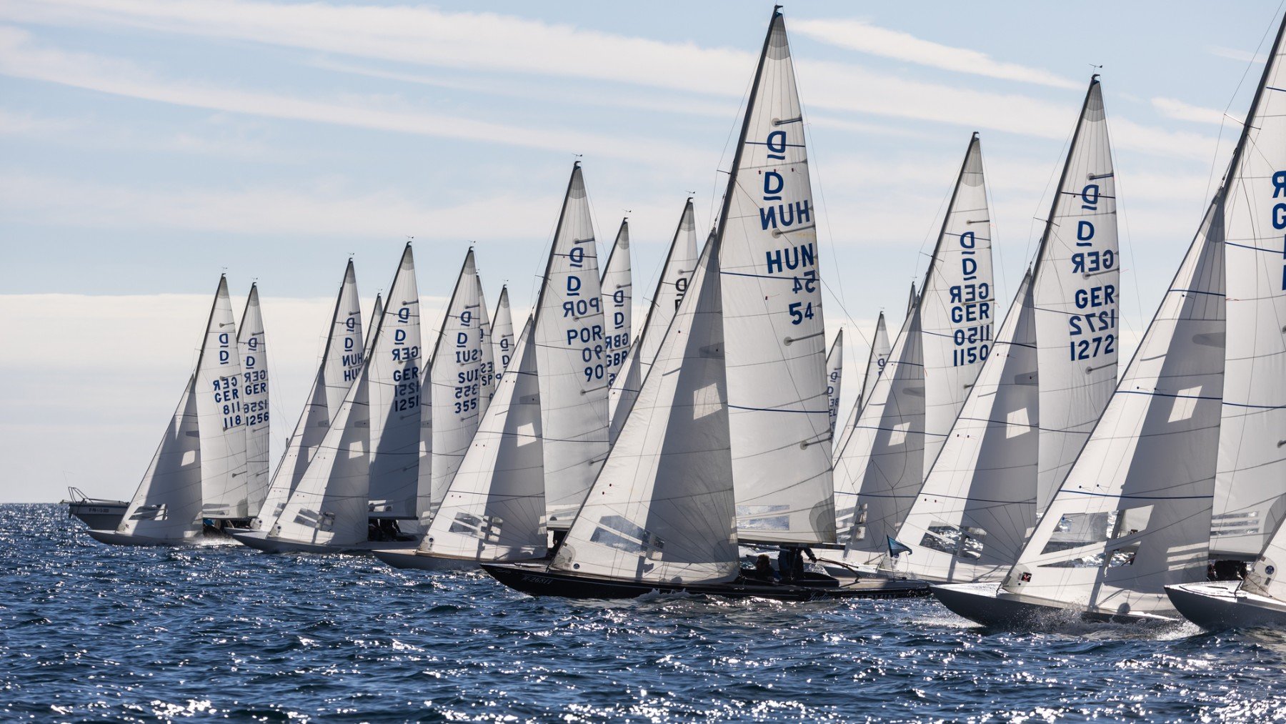 Salida de la regata.