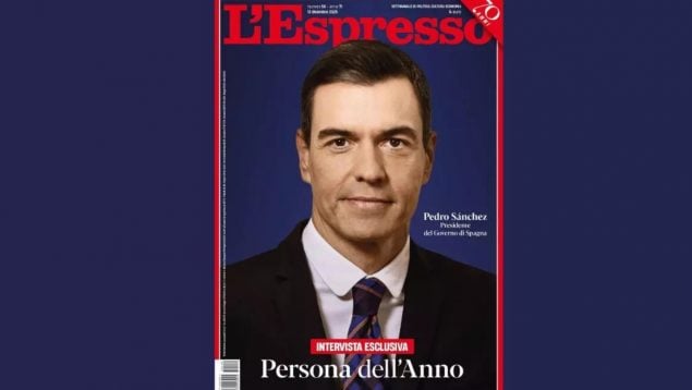 ¿Cuánto nos ha costado esta broma? La revista italiana ‘L’Espresso’ nombra a Sánchez «persona del año»