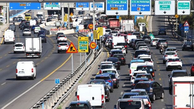 trafico en Madrid