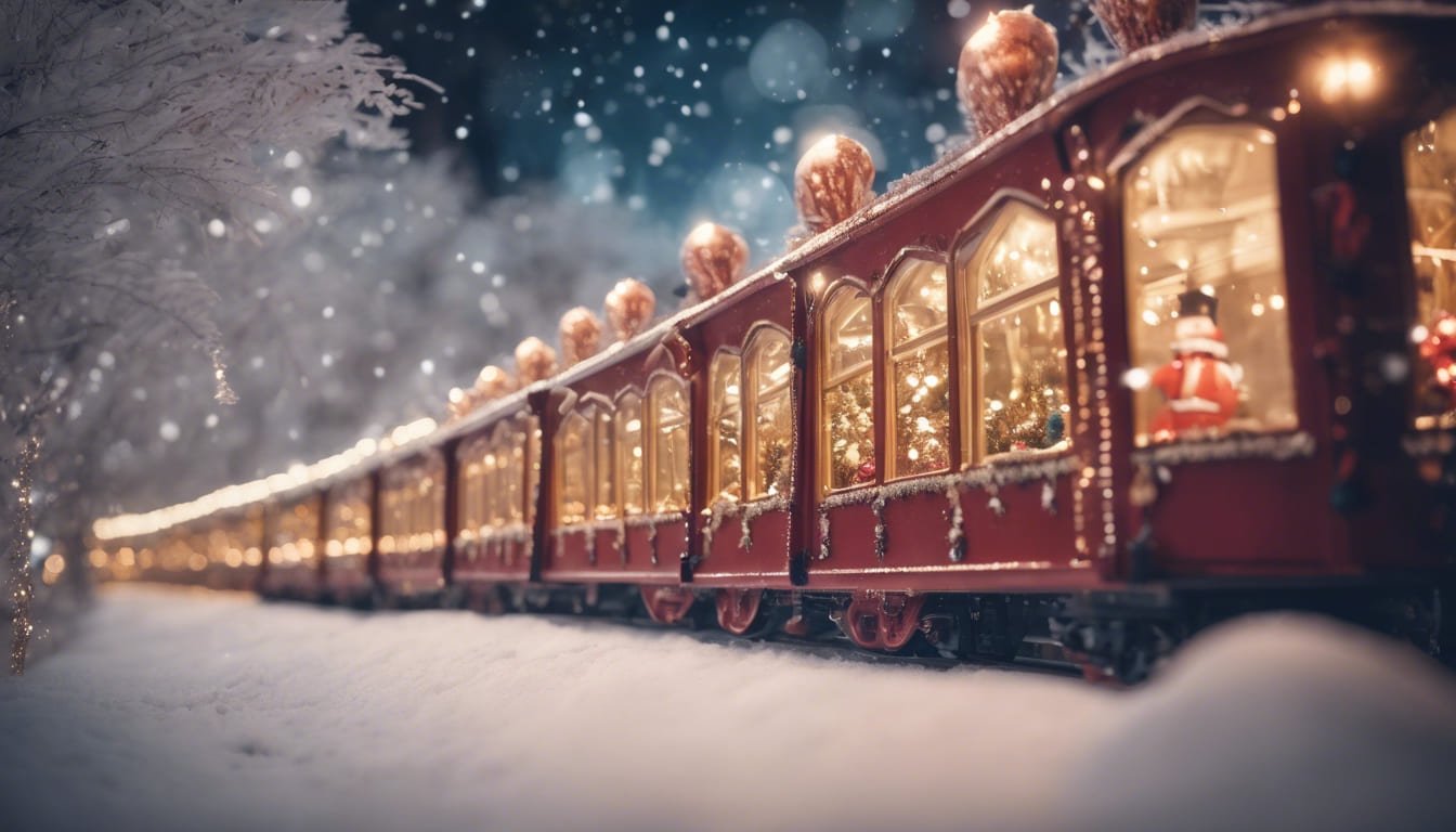 Tren navideño.