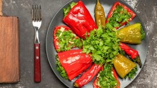 Pimientos, truco, chef