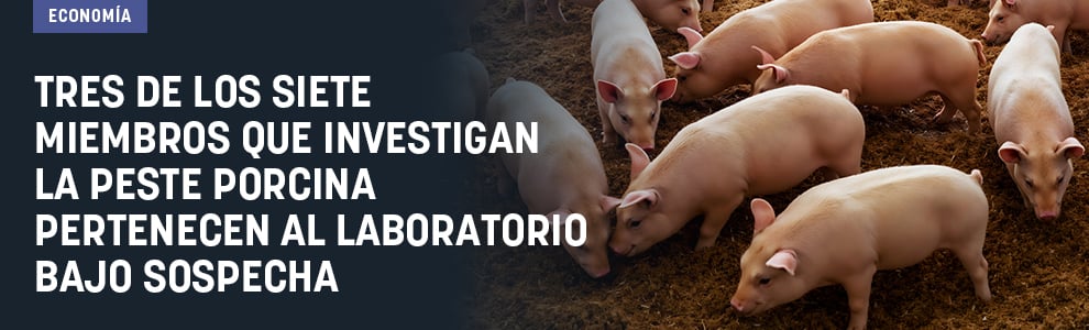 Tres de los siete miembros que investigan la peste porcina pertenecen al laboratorio bajo sospecha