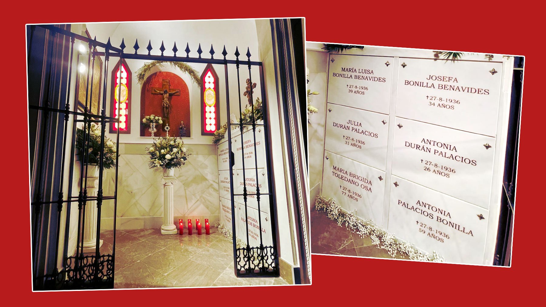 Las Seis Laicas de Posadas ignoradas por la memoria histórica de Sánchez son recordadas en una capilla