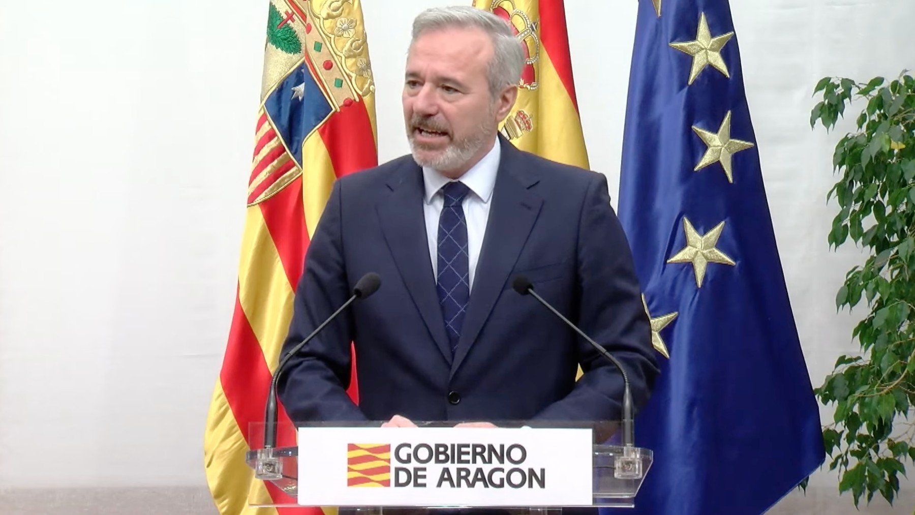 Azcón convoca elecciones en Aragón para el 8 de febrero: No podemos gobernar sin Presupuestos