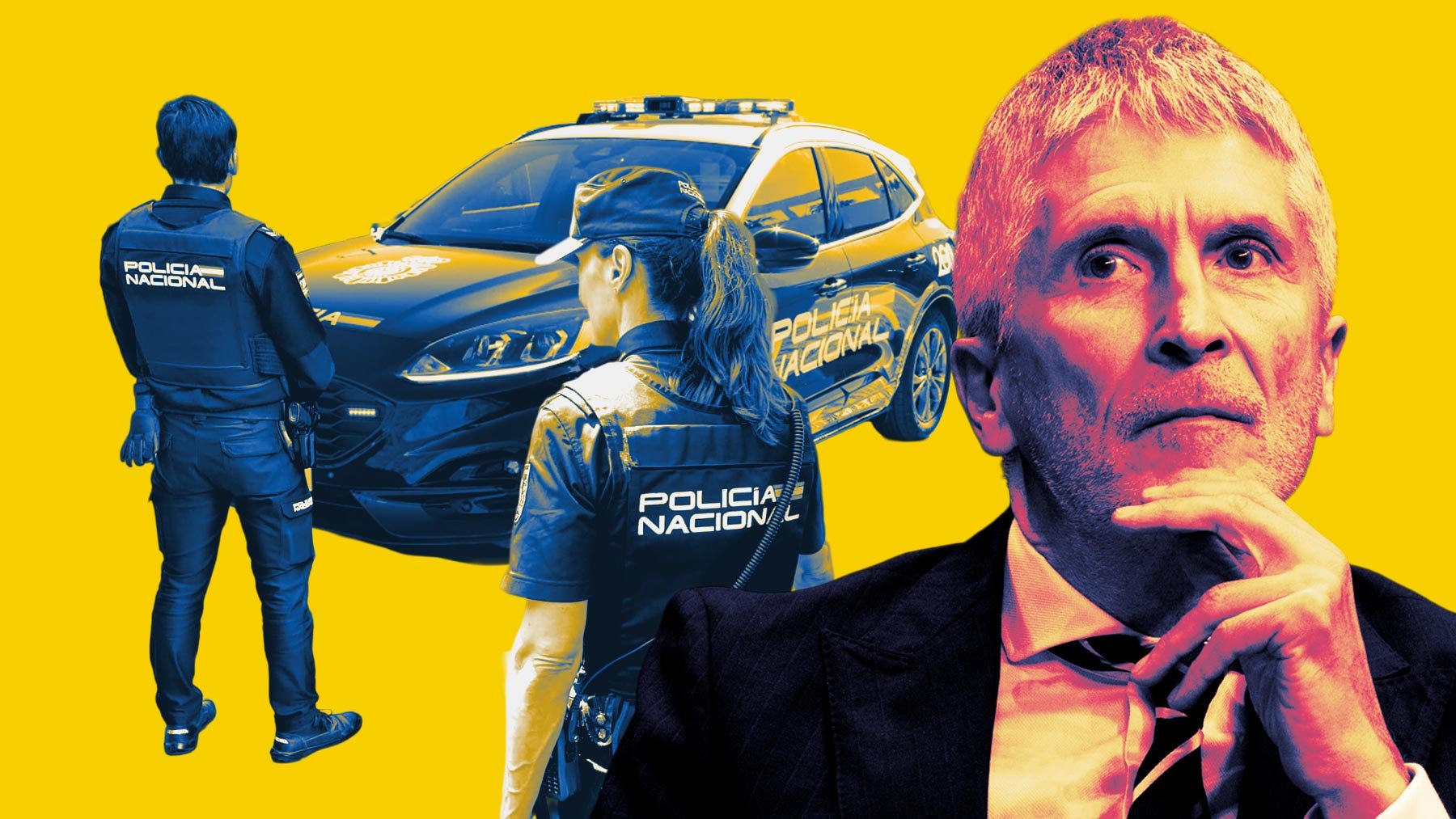 Marlaska entrega coches híbridos enchufables a los policías de comisarías sin puntos de carga