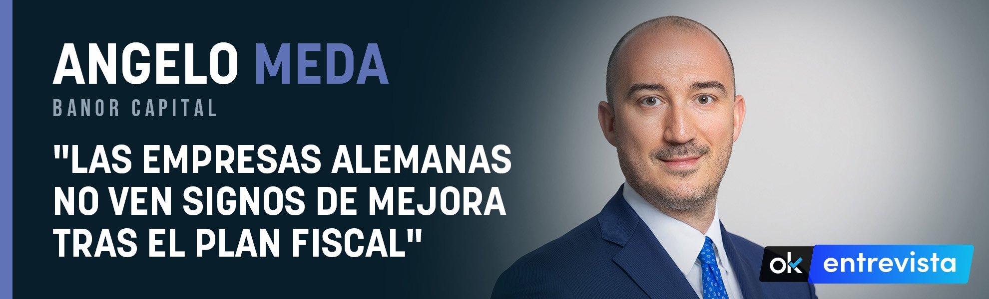 Angelo Meda (Banor Capital): Las empresas alemanas no ven signos de mejora tras el plan fiscal